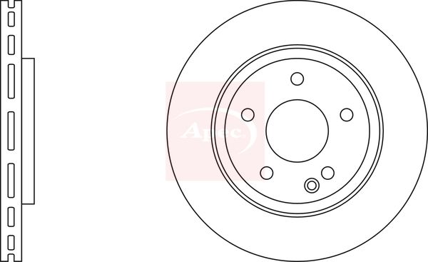 Apec DSK2094 Brake Disc - 1