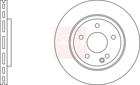 Apec DSK2094 Brake Disc - 1