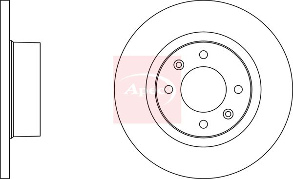 Apec DSK2097 Brake Disc - 2