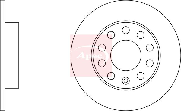 Apec DSK2098 Brake Disc - 2
