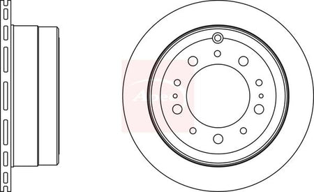 Apec DSK2107 Brake Disc - 1