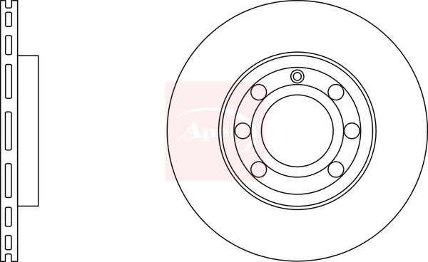 Apec DSK2114 Brake Disc - 1
