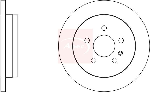 Apec DSK2133 Brake Disc - 1