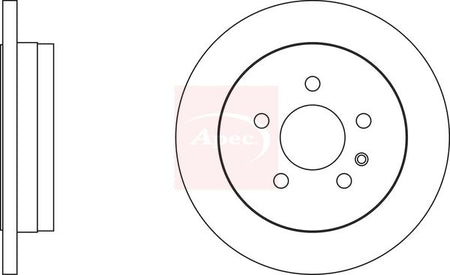 Apec DSK2133 Brake Disc - 1