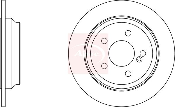 Apec DSK2135 Brake Disc - 1