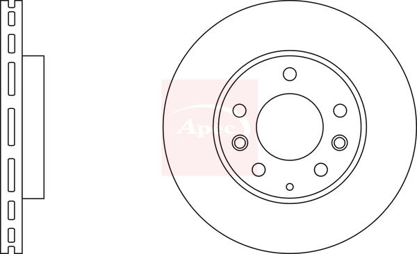 Apec DSK2150 Brake Disc - 1