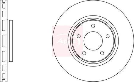 Apec DSK2170 Brake Disc - 1