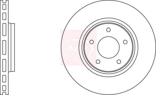 Apec DSK2170 Brake Disc - 1