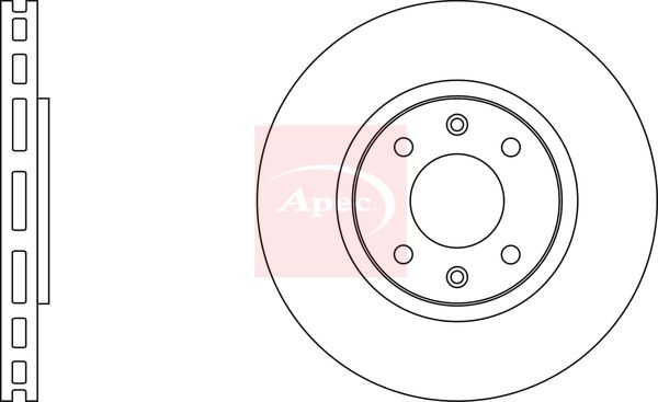 Apec DSK2175 Brake Disc - 2