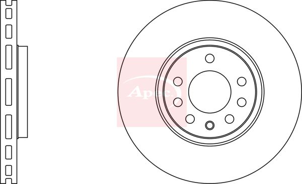 Apec DSK2178 Brake Disc - 1
