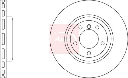 Apec DSK2181 Brake Disc - 1