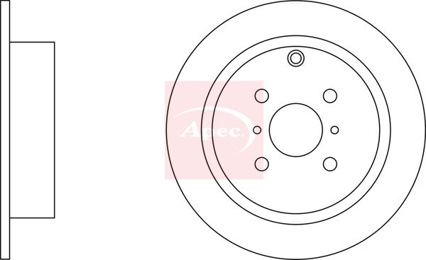 Apec DSK2183 Brake Disc - 1