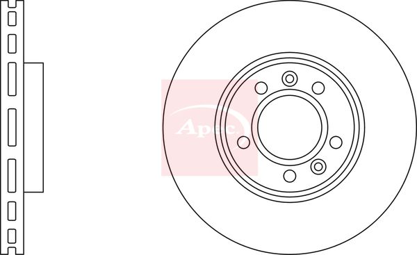 Apec DSK2186 Brake Disc - 2