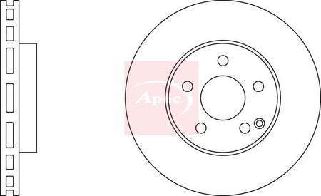 Apec DSK2195 Brake Disc - 2