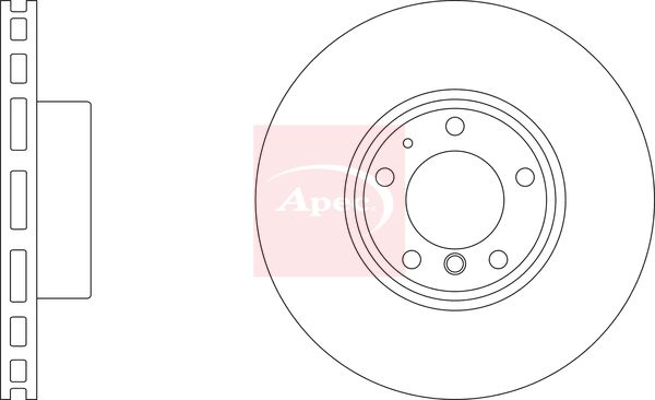 Apec DSK2199 Brake Disc - 1