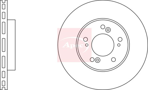 Apec DSK2204 Brake Disc - 1