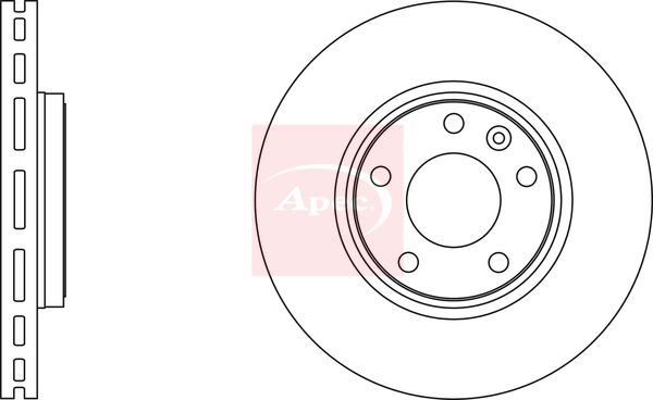 Apec DSK2215 Brake Disc - 2
