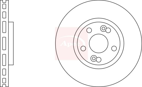 Apec DSK2216 Brake Disc - 1