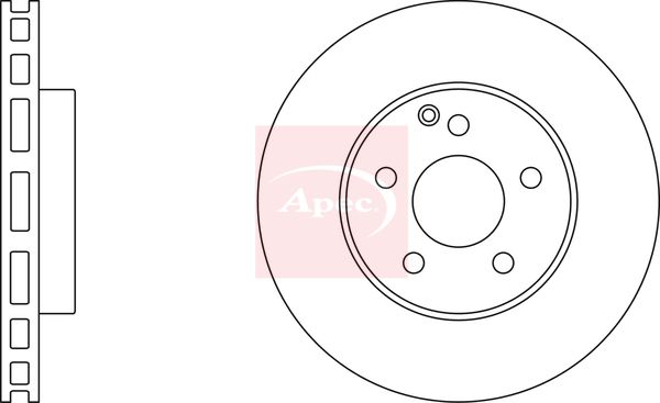 Apec DSK2224 Brake Disc - 1