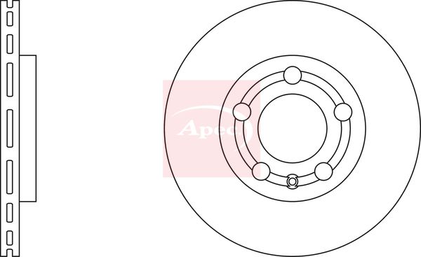 Apec DSK2230 Brake Disc - 1