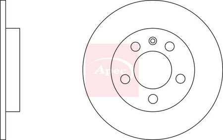 Apec DSK2239 Brake Disc - 1