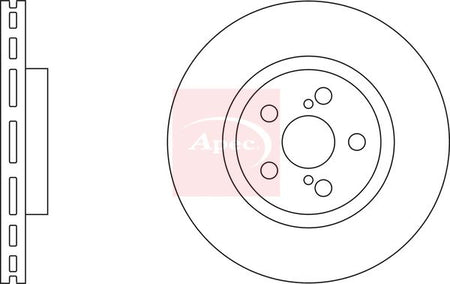 Apec DSK2267 Brake Disc - 2