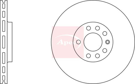 Apec DSK2275 Brake Disc - 1