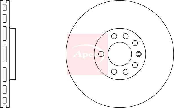 Apec DSK2275 Brake Disc - 1