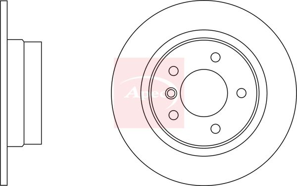 Apec DSK2295 Brake Disc - 2