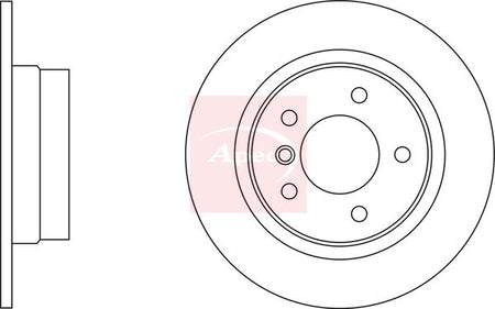 Apec DSK2295 Brake Disc - 2