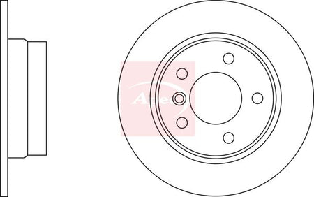 Apec DSK2298 Brake Disc - 2