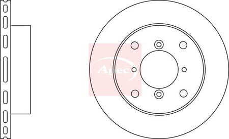 Apec DSK229 Brake Disc - 2