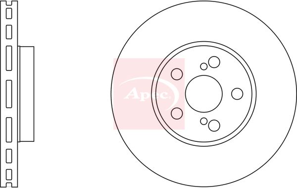 Apec DSK2304 Brake Disc - 1