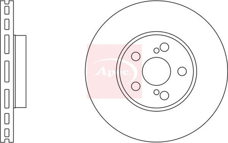 Apec DSK2304 Brake Disc - 1