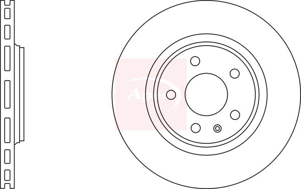 Apec DSK2315 Brake Disc - 1
