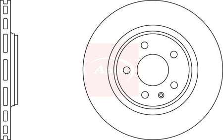 Apec DSK2315 Brake Disc - 1