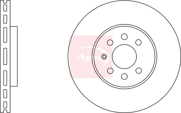 Apec DSK2328 Brake Disc - 2