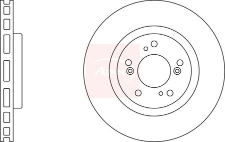Apec DSK2329 Brake Disc - 1