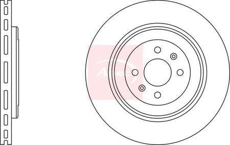 Apec DSK2343 Brake Disc - 1