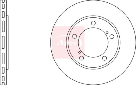 Apec DSK2346 Brake Disc - 1