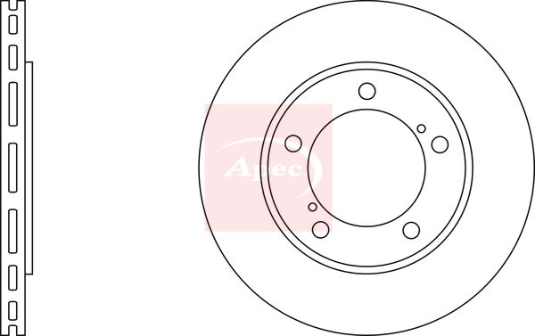 Apec DSK2346 Brake Disc - 1