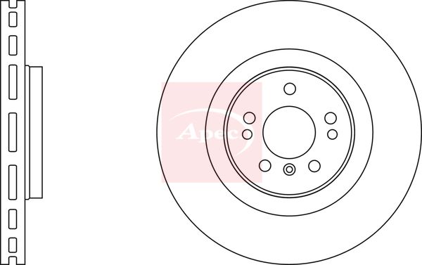 Apec DSK2351 Brake Disc - 1
