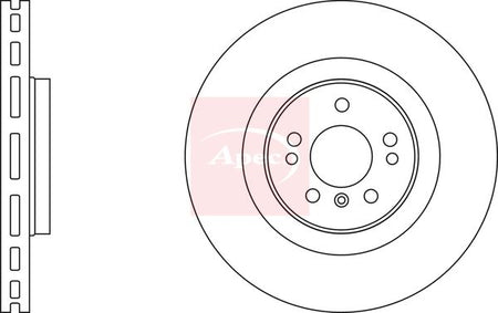 Apec DSK2351 Brake Disc - 1