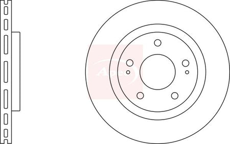 Apec DSK2356 Brake Disc - 1