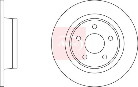 Apec DSK2358 Brake Disc - 2