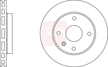 Apec DSK2364 Brake Disc - 1