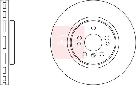 Apec DSK2366 Brake Disc - 1