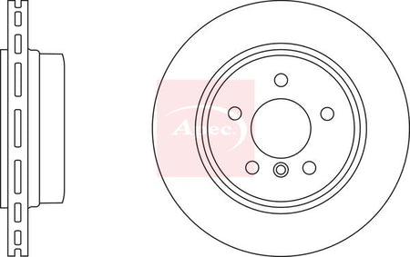 Apec DSK2368 Brake Disc - 1