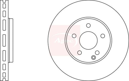 Apec DSK2376 Brake Disc - 1