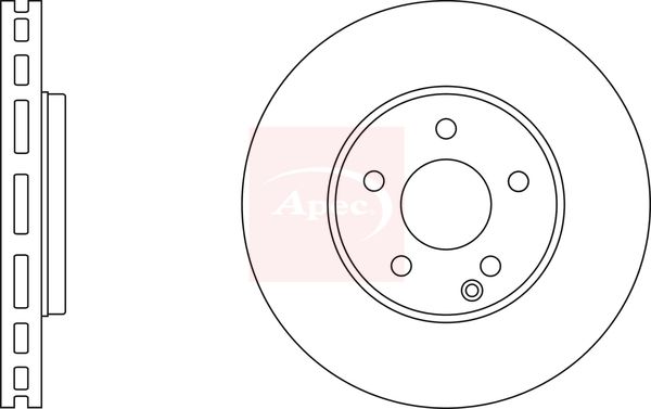 Apec DSK2376 Brake Disc - 1